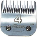 Oster CryogenX Professional Animal Clipper Blade, Skip Tooth, Size 4 (078919-136-005),Silver