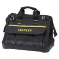 STANLEY 600 Denier Open Mouth Tote Tool Bag, Multi-Pocket Storage Organiser for Tools and Small Parts, 16 Inch, 1-96-183