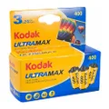 Kodak UltraMax 400 Color Negative Film (35mm Roll Film, 24 Exposures, 3-Pack) - 6034052, Blue,Yellow