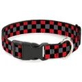 Buckle-Down Plastic Clip Collar - I Wouldn't Touch You with A Dirty Sock!!! Black/White - 1/2" Wide - Fits 8-12" Neck - Medium
