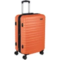 Amazon Basics Hardside Expandable Spinner Suitcase, Orange, 68cm
