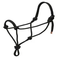 Weaver Leather 35-7799-R1 Diamond Braid Rope Halter, Black, Average Horse