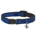 Cat Collar Breakaway Leopard Turquoise 8 to 12 Inches 0.5 Inch Wide