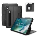 ZUGU CASE for iPad Air 11 2024/10.9 iPad Air 4th & 5th Generation 2020 & 2022 Slim Protective Cover - Wireless Apple Pencil Charging - Convenient 8-Angle Magnetic Stand & Auto Sleep/Wake [ Black ]