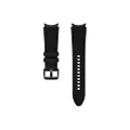 Samsung Electronics Hybrid Leather Silicone Watch Band Strap Small/Medium, for Galaxy Watch 4 and Galaxy Watch 4 Classic (US Version), BLACK (ET-SHR88SBEGUJ)