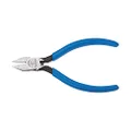 Klein Tools 5" Electronics Diagonal Cutting Pliers, Sharp pointed nose for precise tip cutting, D2095C