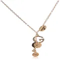 GUESS womens "Basic" Gold Pave G Linear Y-Shaped Necklace, 16" + 2" Extender, One Size, Metal
