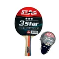 Stag 3 Star Table Tennis Racquet(Multi- Colour, 148 Grams, Beginner)