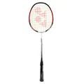 NR 7000i Graphite Strung Badminton Racket - White/Red | Full Racket Cover Included | for Intermediate Players | 80 Grams | Maximum String Tension: 24lbs