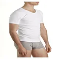 Bonds Men's Underwear Cotton Blend V-Neck Raglan T-Shirt, White, 16 / Medium