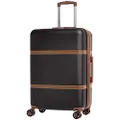 Amazon Basics Vienna Hardside Spinner Luggage - 68 cm, Black