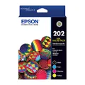 EPSON C13T02N692 (202) C/M/Y/K 4-Colour Ink Cartridge Value Pack