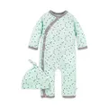 Burt's Bees Baby Boys Romper Jumpsuit, 100% Organic Cotton One-Piece Coverall and Toddler Footie, Tweet Feet, 6 Months US
