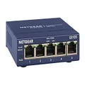Netgear 5 x Gigabit Ethernet Ports Fast Auto Switching Connection, GS105AU,Blue