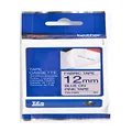Brother Genuine TZe-FAE3 Fabric Iron-on Tape, Blue on Pink Fabric, 12mm x 3m