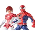 Spider-Man Marvel Legends Series Spider-Man 6-inch Spider-Man and Marvel’s Spinneret Action Figure 2-Pack, Includes 10 Accessories