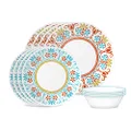 CORELLE Global Collection, Terracotta Dreams, 12-pc Dinnerware Set, Service for 4, PLACEHOLDER (1144868)