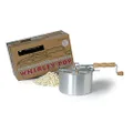 Wabash Valley Farms Original Whirley Pop Silver Stovetop Popcorn Popper - Perfect Popcorn in 3 Minutes, Makes a Great Gift