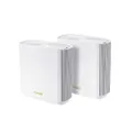 ASUS ZenWiFi XT8 Tri-Band AX6600 Mesh System (2-Pack White), Featuring Unique Whole-home Technologies That Give You Superfast, Reliable And Secure WiFi Connections, Inside Or Outside Your Home!