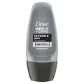 Dove Men+Care Antiperspirant Deodorant Roll On Invisible Dry, 50ml