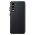 Samsung Galaxy S21 Leather Cover, Black