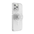 POPSOCKETS Pop Case Grip Holder for iPhone (Genuine) - Phone Case for MagSafe swappable top iPhone 12/13 Pro Max - Clear