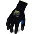 Ironclad Knit A1 Polyurethane Touchscreen Cut Resistant Gloves, Medium, Black