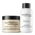 Philosophy The Microdelivery In-Home Vitamin C Peptide Peel by Philosophy for Women - 2 Piece Kit 2oz Peptide Resu, 376.48 grams