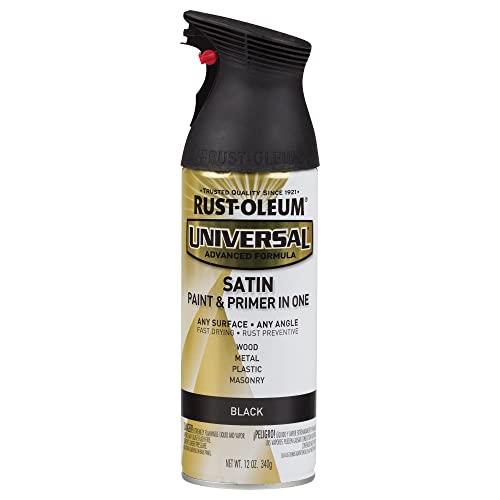Rust-Oleum Universal Satin Black - Spraypaint 340g