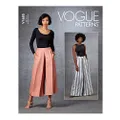 Vogue V1685 Misses' Sewing Pattern Pants, Size 14-16-18-20-22