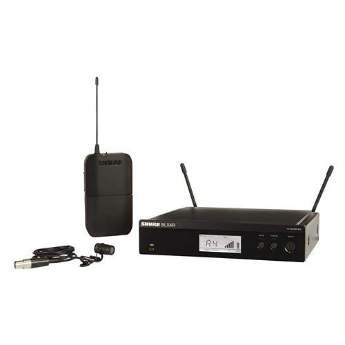 Shure BLX14R/W85 Rack Mount Wireless Microphone System with Bodypack and WL185 Lavalier Mic (K14 = 614-638 MHz)