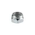 Romak 60725 Nylon Lock Nut, 1/4-Inch Diameter, Zinc Plated Box of 100