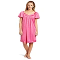 Vanity Fair Women's Coloratura Sleepwear Short Flutter Sleeve Gown 30109, Perfumed Rose, Medium