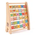 Hape Alphabet Abacus Educational Playset Kids/Toddler Learning Activity Toy 3+