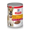Hill's Science Diet Adult Wet Dog Food, Chicken and Barley Entrée, 370g, 12 Pack, Canned Dog Food
