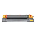 Hozelock 2986P0000 Pro Aquastorm Rectangular Sprinkler for 200m2, Grey/Yellow, 50x40x30 cm