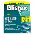 Blistex Medicated Lip Balm SPF 15, 3 Count