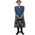 Rubie's women Mary Poppins Deluxe Adult Costume, Blue, Small US