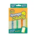 Scrub Daddy - Sponge Daddy Dual-Sided Sponge and Scrubber - Scratch-Free & Resists Odors - 4 Count