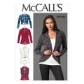 McCall's M7254 Misses' Cardigans with Shawl Collar Variations, Size 4-8-10-12-14