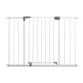 Dreambaby Liberty Extra-Wide Baby Safety Gate - with Smart Stay-Open Feature - Fits Openings 99-105.5cm Wide & 76cm Tall - White - Model F867