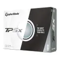 TaylorMade TP5X Prior Generation Golf Balls (One Dozen), Mens, TP5 Golf Ball, TP5X Golf Ball, White, Large