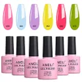 AIMEILI Soak Off UV LED Gel Nail Polish Multicolour/Mix Colour/Combo Colour Set Of 6pcs X 10ml (SET6-24)