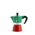 Bialetti 5323 Moka Express Espresso Coffee Maker, 6 Cup, Green/red