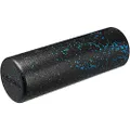 Amazon Basics High-Density Round Foam Roller for Exercise and Recovery - 46cm, Blue Speckled