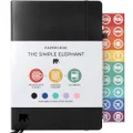Simple Elephant Planner - Best Daily & Weekly Agenda to Achieve Your Goals & Live Happier - Gratitude Journal, Mindmap & Vision Board - Undated - Lasts 1 Year w/Bonus eBooks & Stickers (Black)
