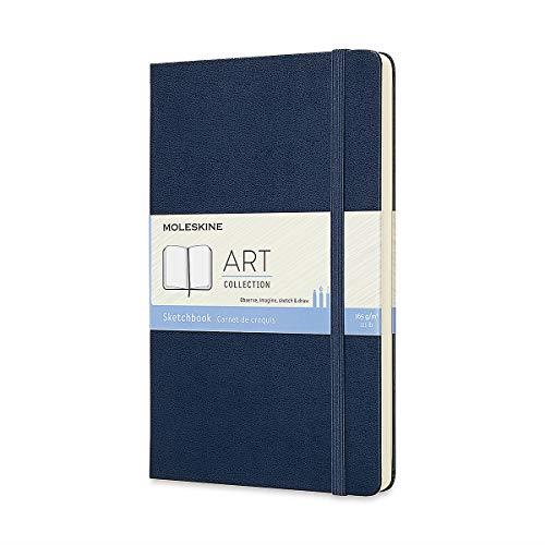 Moleskine Art Sketchbook, Large, Sapphire Blue, 13 x 21 cm/88 Pagina's