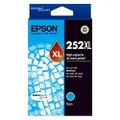 Epson C13T253292 252XL High Capacity Durabrite Ultra Ink Cartridge for Workforce Pro WF-3620 3640 7610 7620, Cyan