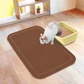 Petio Necoco Cat Litter Toilet Wide Mat, Brown