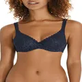 Berlei Women's Lace Barely There Contour Bra, Navy, 16C